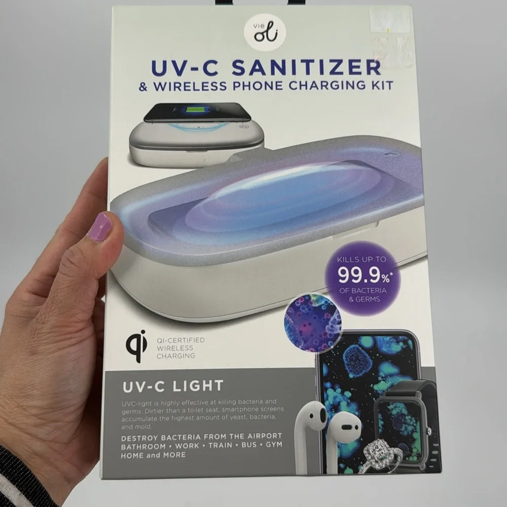 UV-C Sanitizer & Wireless Phone Charging Kit - NEW IN BOX